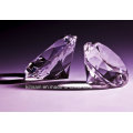 Schöner lila Kristalldiamant für Hochzeits-Geschenk